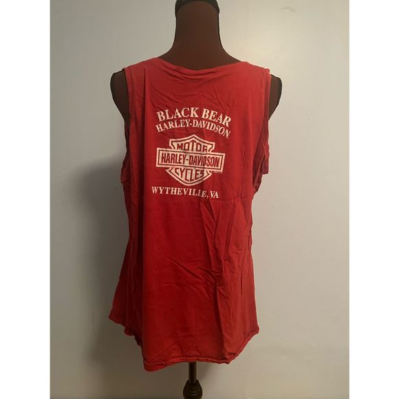 Harley Davidson Sleeveless T-shirt size 1X - Picture 4 of 6